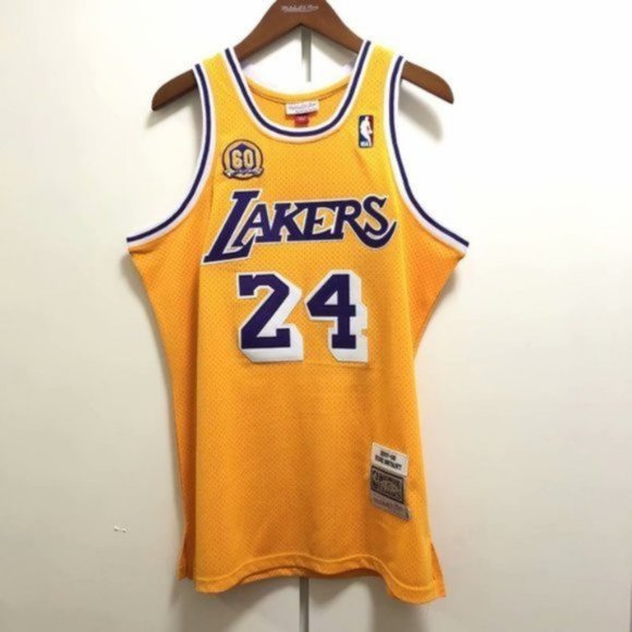 lakers 60th anniversary jersey